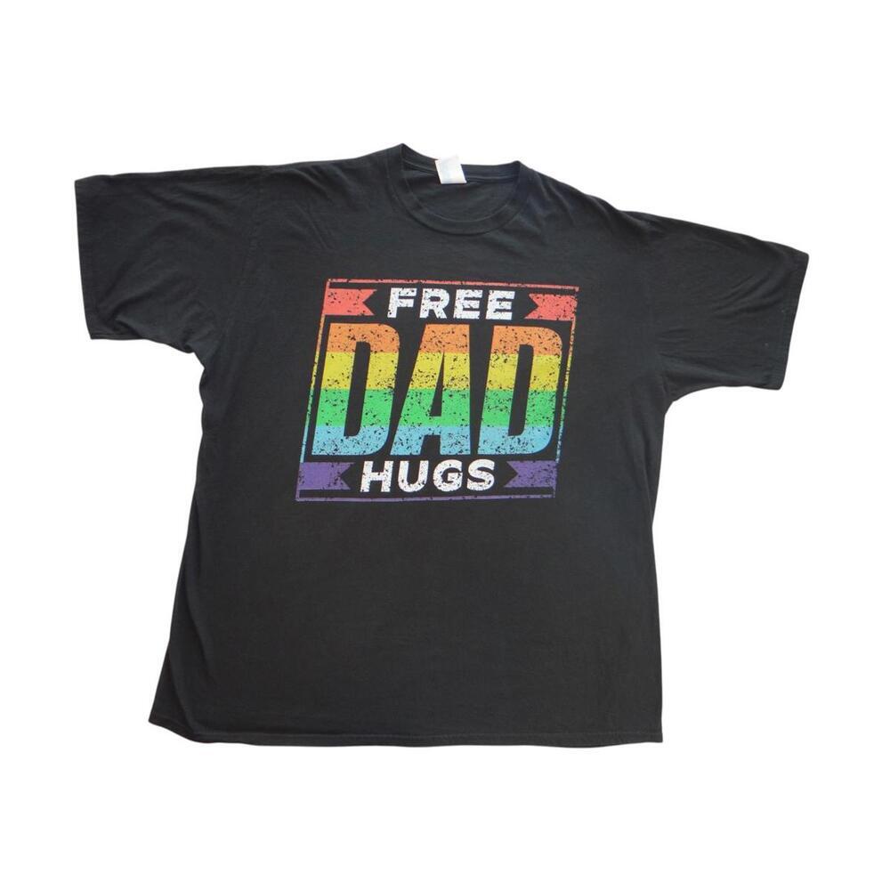 Free Dad Hugs Graphic T-Shirt